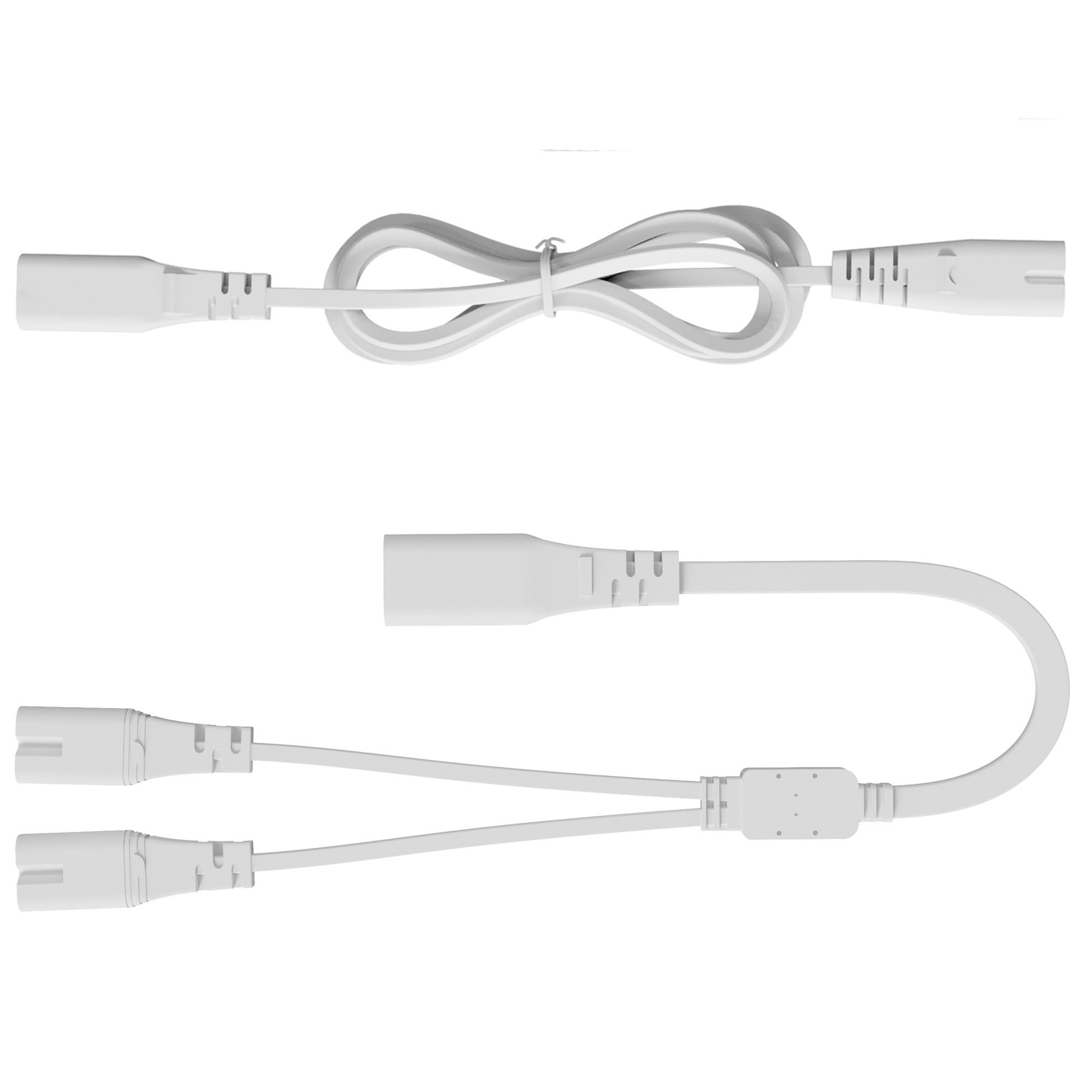 TITATEC Gondola Shelving Lights 36" kit and Power Supply Extender Splitter Cable Kit